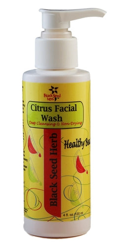 Black Seed Citrus Facial Wash - 4 oz